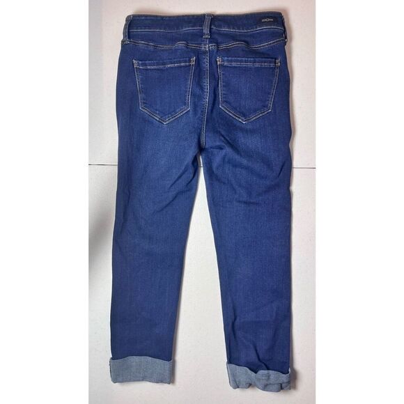 Liverpool Capri Pant Women's Blue Dark Wash Capri Jeans Petite 2/26 - Picture 6 of 10